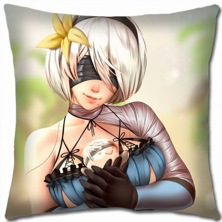 Nier:Automata Double-sided full color Pillow Cushion 45X45CM N5-9 NO FILLING
