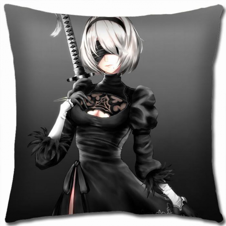 Nier:Automata Double-sided full color Pillow Cushion 45X45CM N5-102 NO FILLING