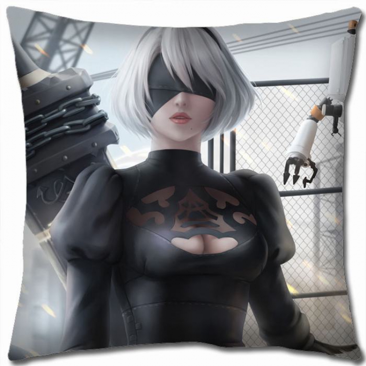 Nier:Automata Double-sided full color Pillow Cushion 45X45CM N5-100 NO FILLING