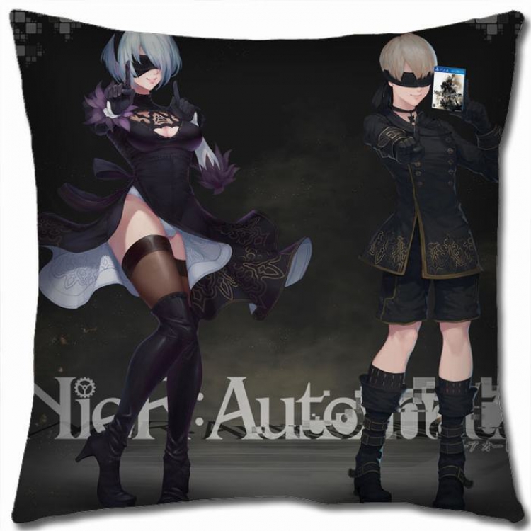 Nier:Automata Double-sided full color Pillow Cushion 45X45CM N5-53 NO FILLING