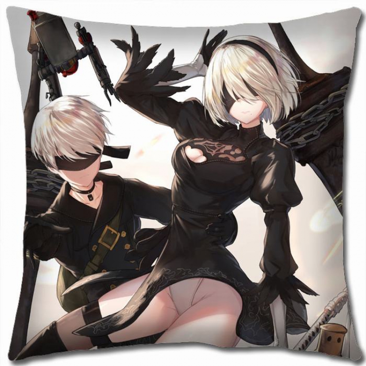 Nier:Automata Double-sided full color Pillow Cushion 45X45CM N5-54 NO FILLING