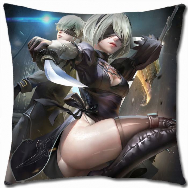 Nier:Automata Double-sided full color Pillow Cushion 45X45CM N5-55 NO FILLING