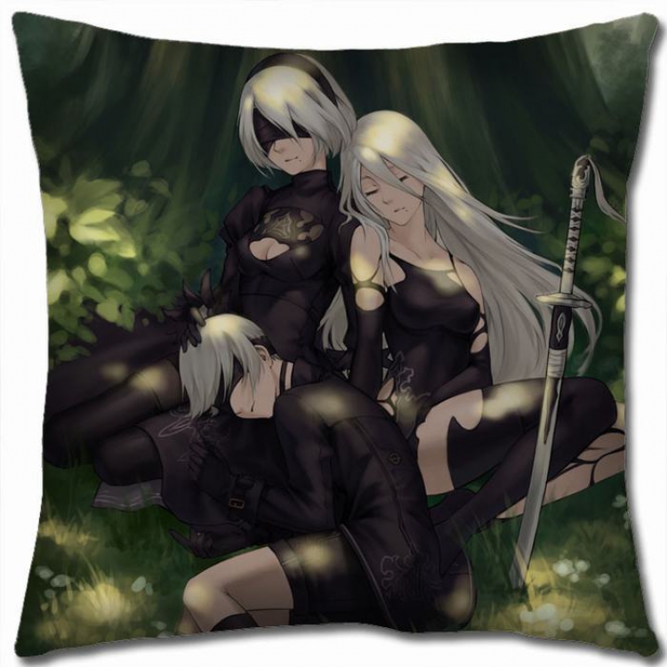 Nier:Automata Double-sided full color Pillow Cushion 45X45CM N5-57 NO FILLING