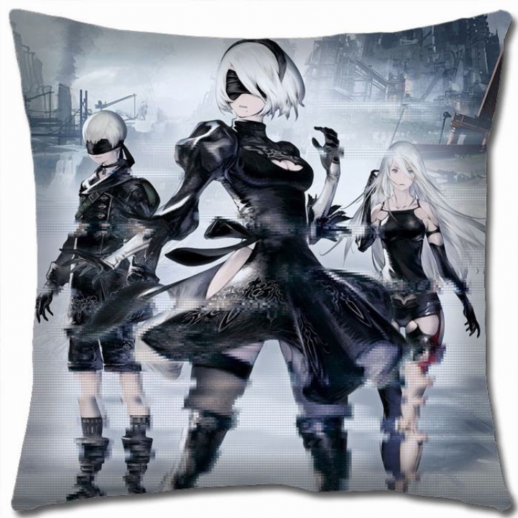 Nier:Automata Double-sided full color Pillow Cushion 45X45CM N5-62 NO FILLING