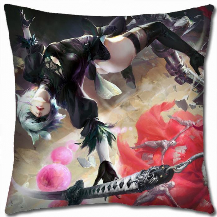 Nier:Automata Double-sided full color Pillow Cushion 45X45CM N5-63 NO FILLING