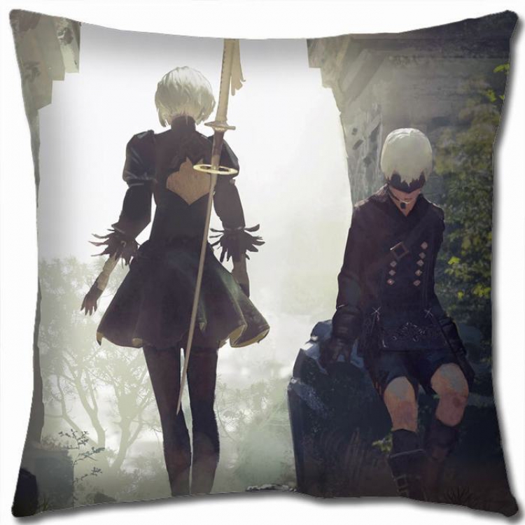 Nier:Automata Double-sided full color Pillow Cushion 45X45CM N5-64 NO FILLING