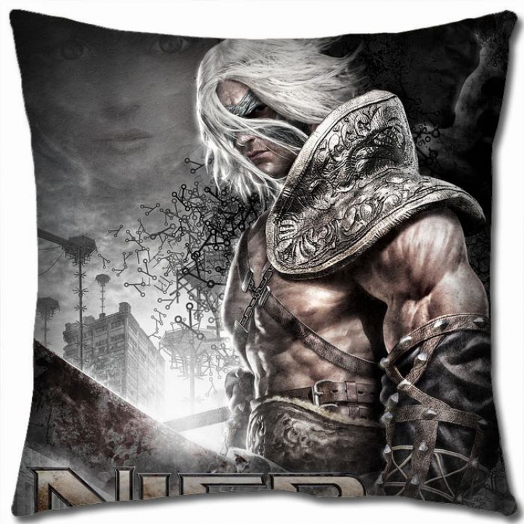 Nier:Automata Double-sided full color Pillow Cushion 45X45CM N5-70 NO FILLING