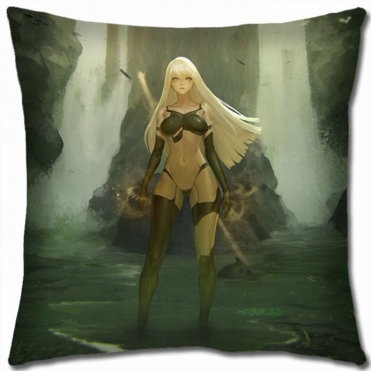 Nier:Automata Double-sided full color Pillow Cushion 45X45CM N5-73 NO FILLING