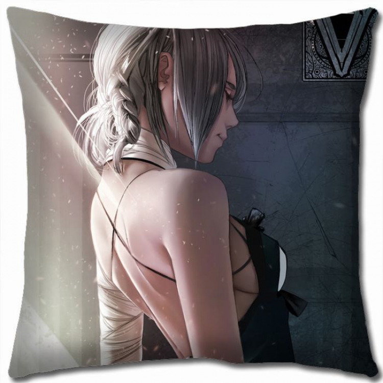 Nier:Automata Double-sided full color Pillow Cushion 45X45CM N5-71 NO FILLING