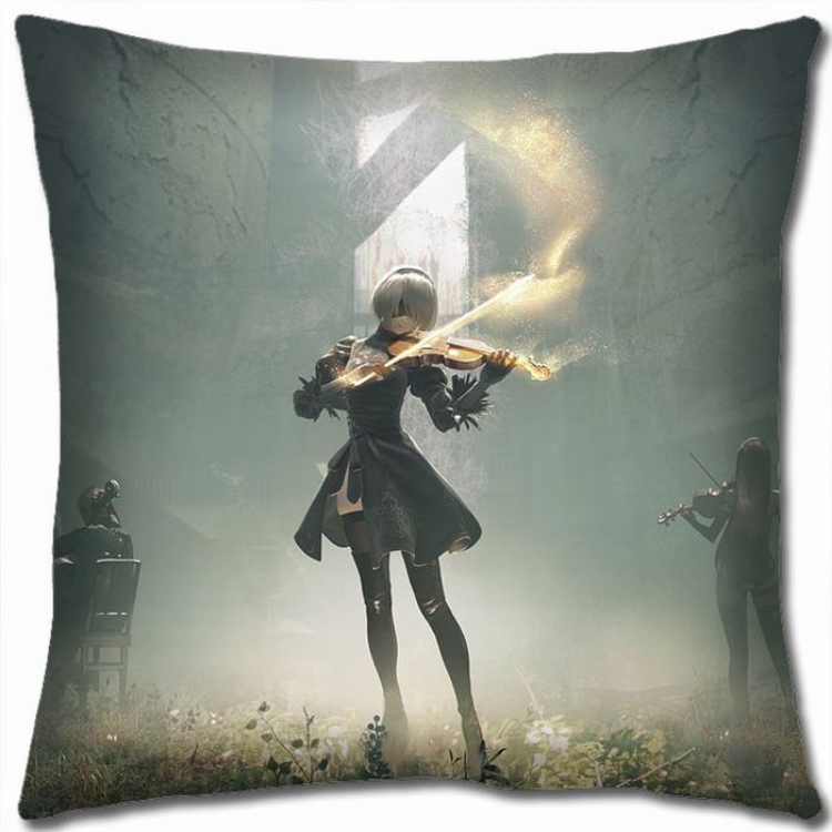 Nier:Automata Double-sided full color Pillow Cushion 45X45CM N5-72 NO FILLING