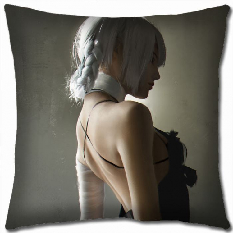 Nier:Automata Double-sided full color Pillow Cushion 45X45CM N5-76 NO FILLING