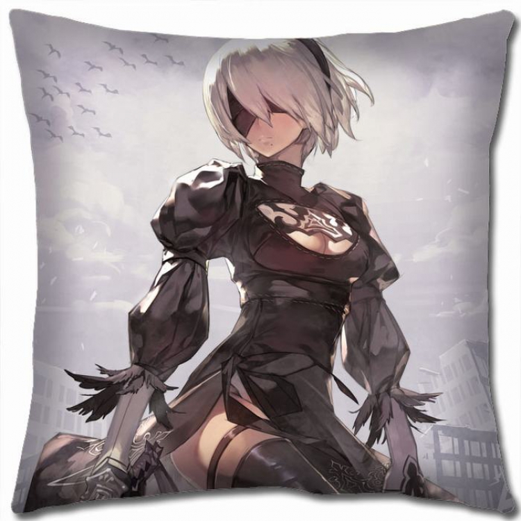 Nier:Automata Double-sided full color Pillow Cushion 45X45CM N5-78 NO FILLING