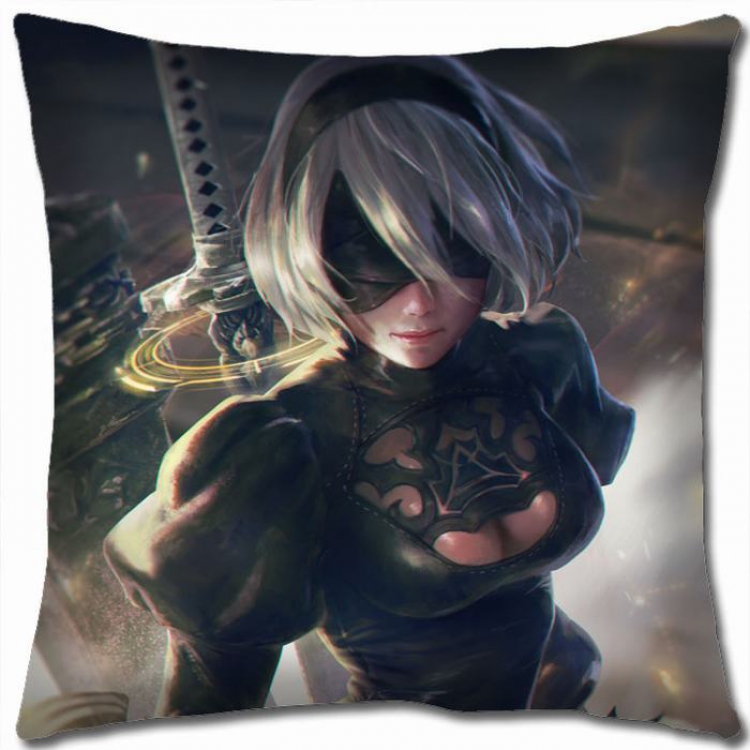 Nier:Automata Double-sided full color Pillow Cushion 45X45CM N5-79 NO FILLING