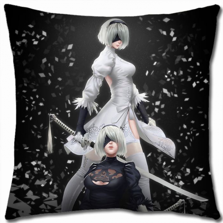 Nier:Automata Double-sided full color Pillow Cushion 45X45CM N5-81 NO FILLING