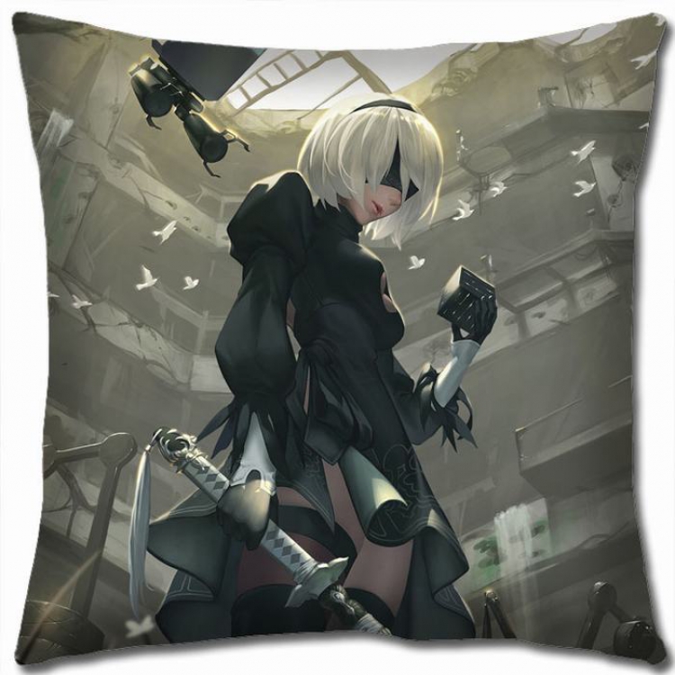 Nier:Automata Double-sided full color Pillow Cushion 45X45CM N5-83 NO FILLING