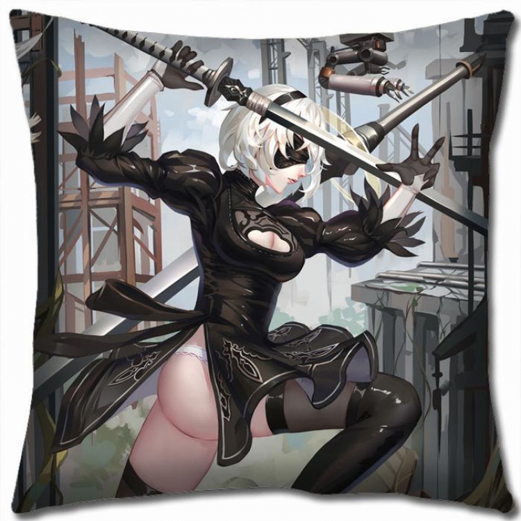 Nier:Automata Double-sided full color Pillow Cushion 45X45CM N5-84 NO FILLING