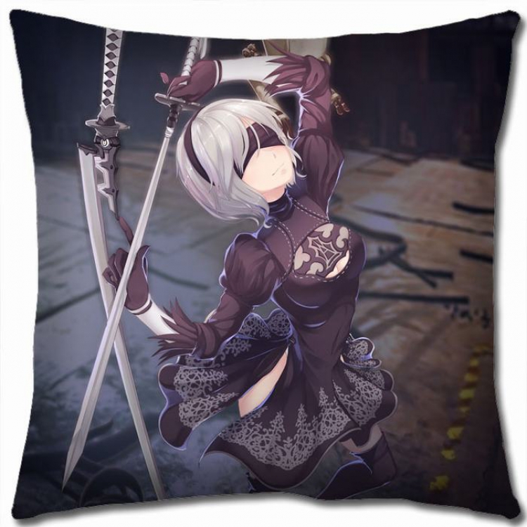 Nier:Automata Double-sided full color Pillow Cushion 45X45CM N5-86 NO FILLING