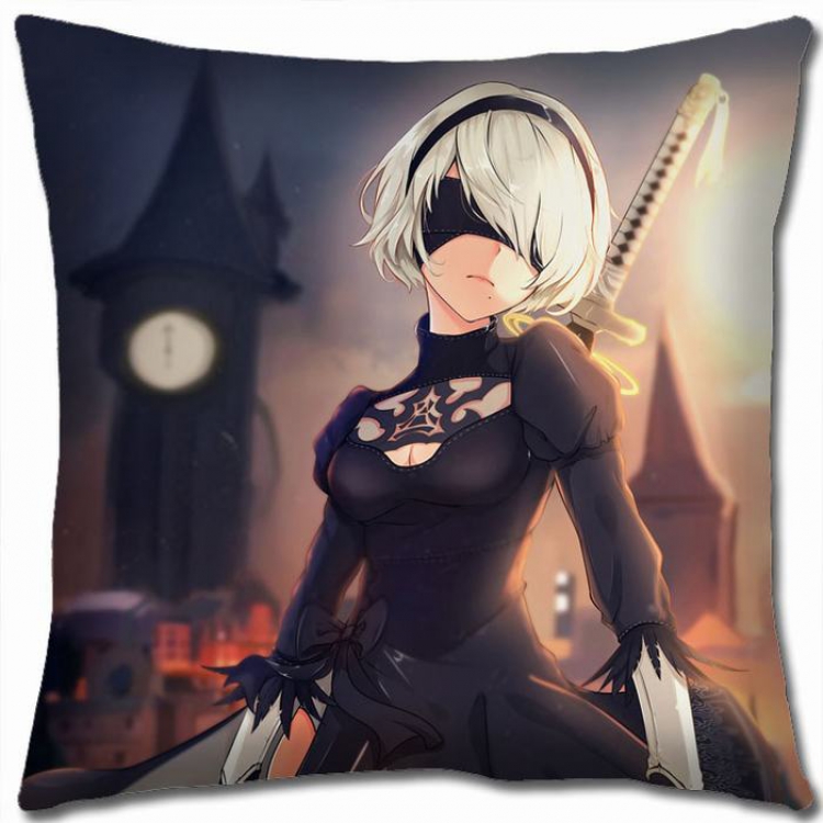 Nier:Automata Double-sided full color Pillow Cushion 45X45CM N5-85 NO FILLING