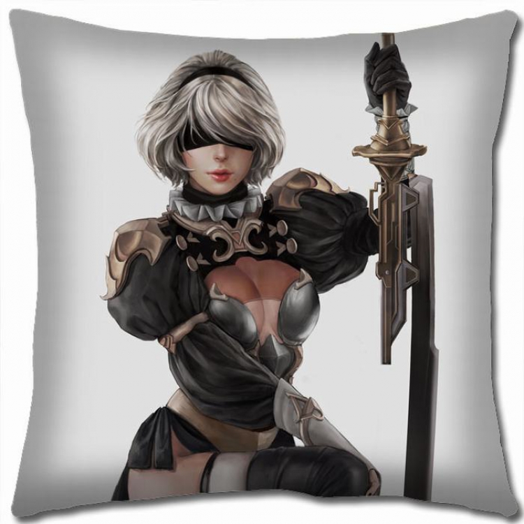 Nier:Automata Double-sided full color Pillow Cushion 45X45CM N5-87 NO FILLING