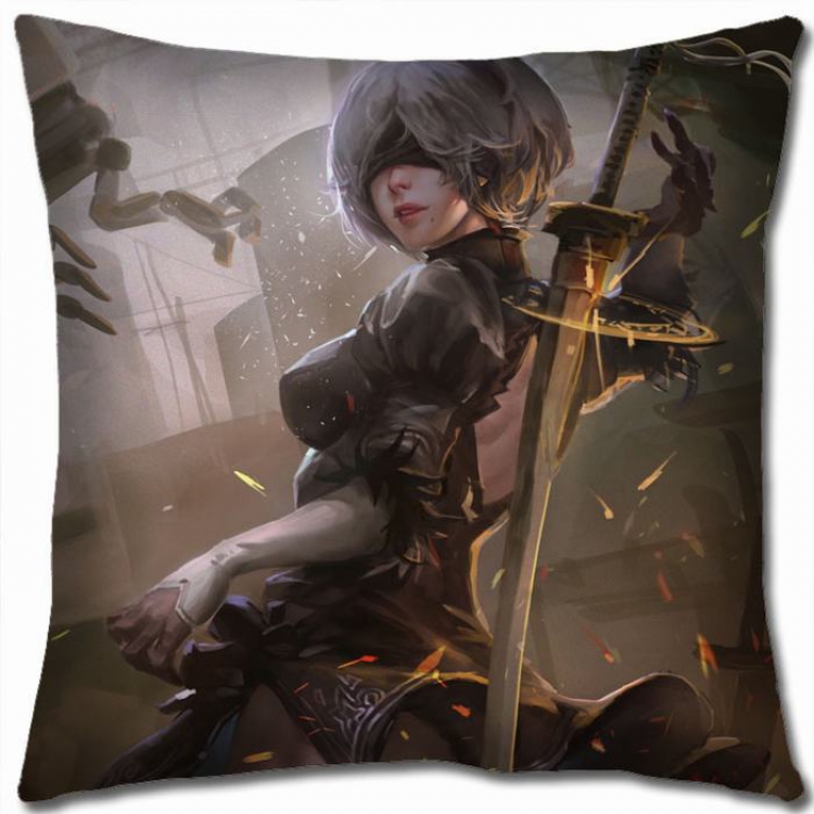 Nier:Automata Double-sided full color Pillow Cushion 45X45CM N5-88 NO FILLING