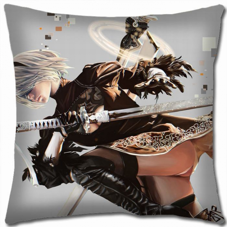 Nier:Automata Double-sided full color Pillow Cushion 45X45CM N5-96 NO FILLING