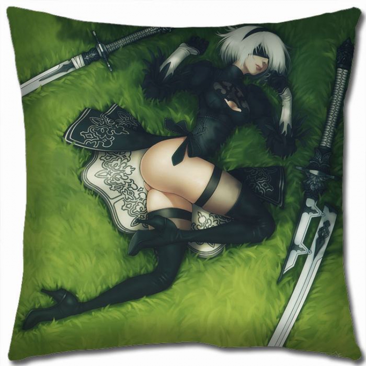 Nier:Automata Double-sided full color Pillow Cushion 45X45CM N5-98 NO FILLING