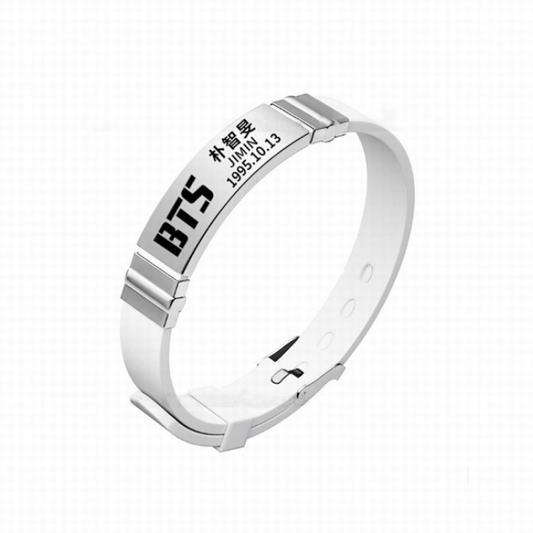 BTS Titanium steel Bracelet hand wrist band price for 5 pcs 21CM (adjustable)
