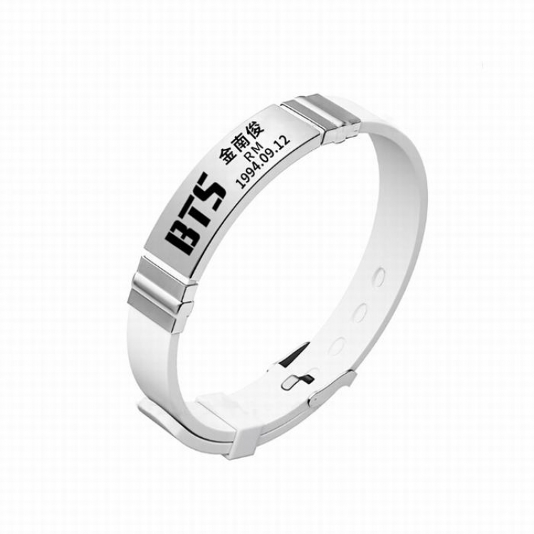BTS Titanium steel Bracelet hand wrist band price for 5 pcs 21CM (adjustable)