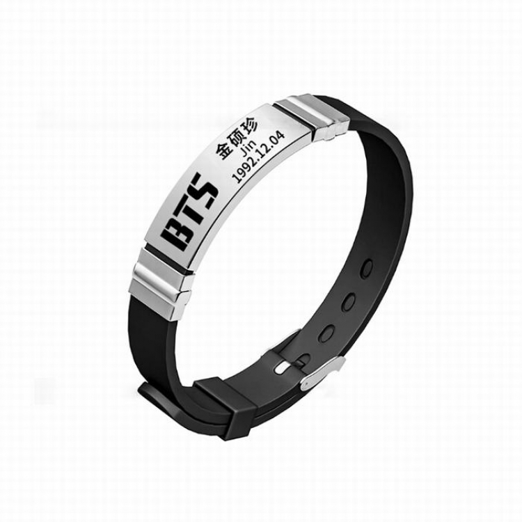 BTS Titanium steel Bracelet hand wrist band price for 5 pcs 21CM (adjustable)