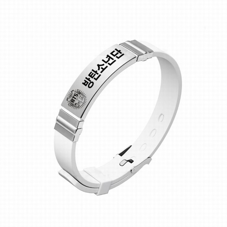 BTS Titanium steel Bracelet hand wrist band price for 5 pcs 21CM (adjustable)