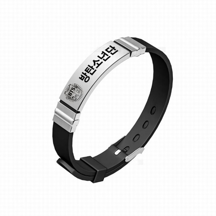 BTS Titanium steel Bracelet hand wrist band price for 5 pcs 21CM (adjustable)