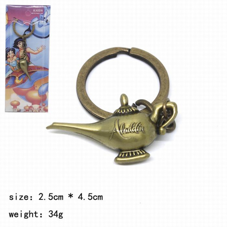 Aladdin and the magic lamp Keychain pendant