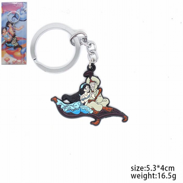 Aladdin and the magic lamp Keychain pendant