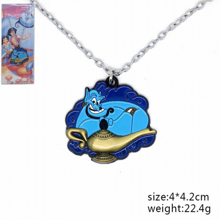 Aladdin and the magic lamp Necklace pendant