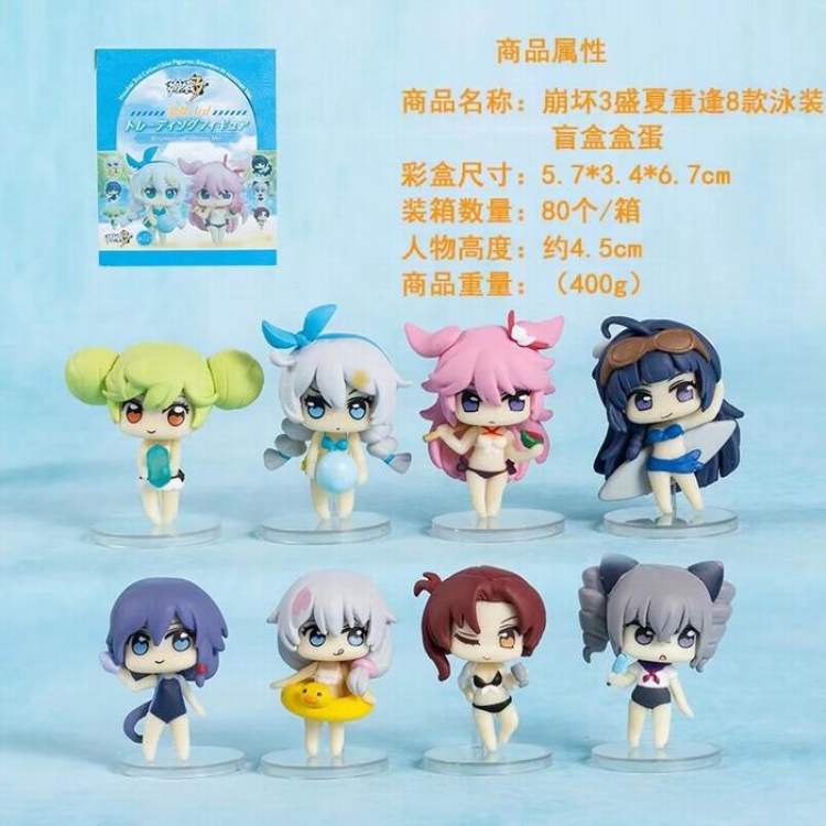 The End of School a set of 8 Blind box Figure Decoration 4.5CM