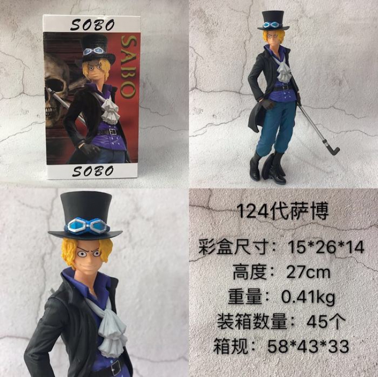 One Piece Sabo  Boxed Figure Decoration 27CM