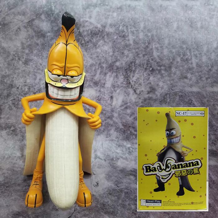 HeadPlay Banana man Cosplay Garfield PVC Boxed Figure Decoration 12 inches