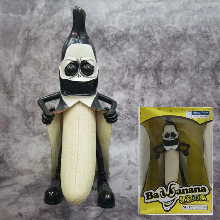 HeadPlay Banana man Cosplay Scary Movie PVC Boxed Figure Decoration 12 inches 