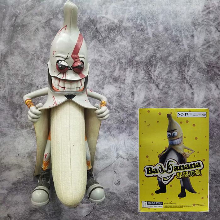 HeadPlay Banana man Cosplay God of War PVC Boxed Figure Decoration 12 inches 