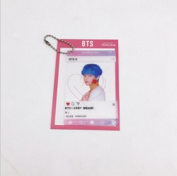 BTS Transparent card key ring ...