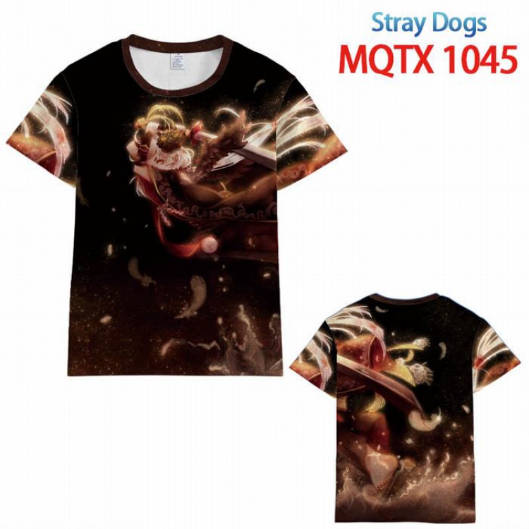 Bungo Stray Dogs Full color printed short sleeve t-shirt 10 sizes from XXS to 5XL MQTX-1045