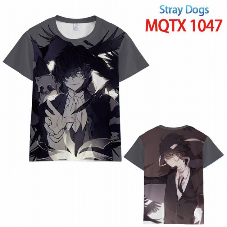 Bungo Stray Dogs Full color printed short sleeve t-shirt 10 sizes from XXS to 5XL MQTX-1047