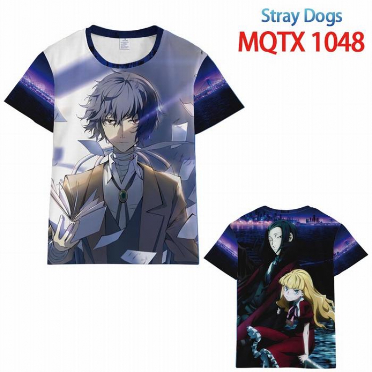 Bungo Stray Dogs Full color printed short sleeve t-shirt 10 sizes from XXS to 5XL MQTX-1048