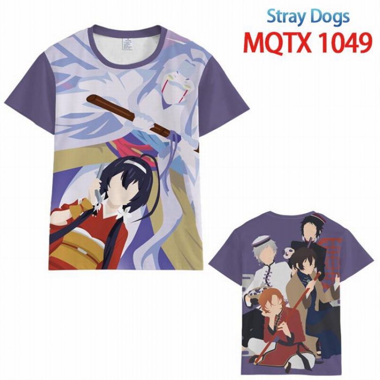 Bungo Stray Dogs Full color printed short sleeve t-shirt 10 sizes from XXS to 5XL MQTX-1049