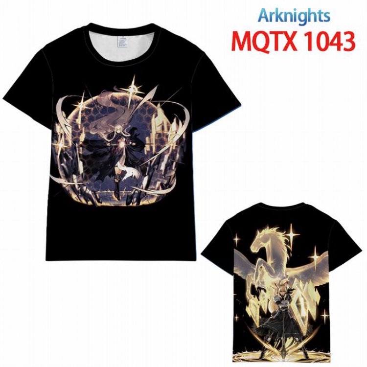 Arknights Full color printed short sleeve t-shirt 10 sizes from XXS to 5XL MQTX-1043