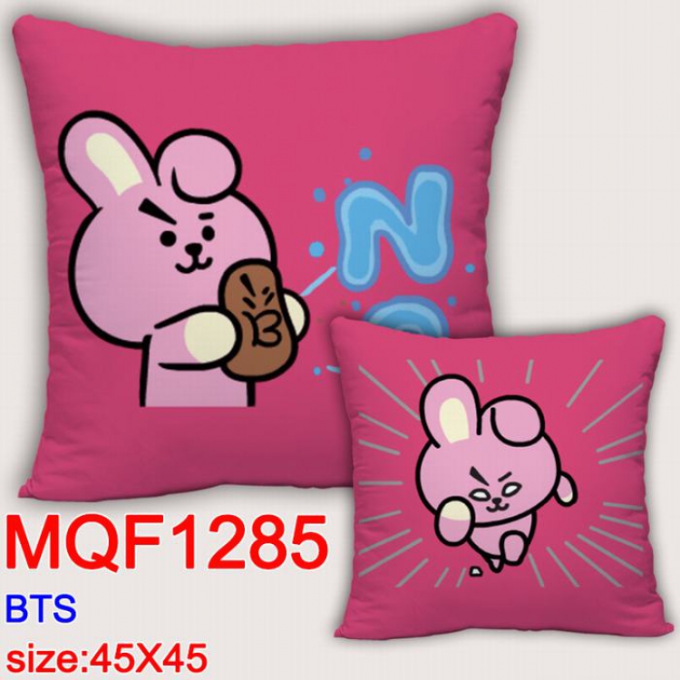BTS BT21 Double-sided full color Pillow Cushion 45X45CM MQF 1285