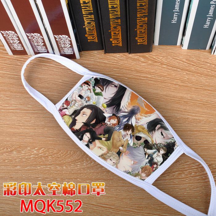 Bungo Stray Dogs Color printing Space cotton Mask price for 5 pcs MQK 552
