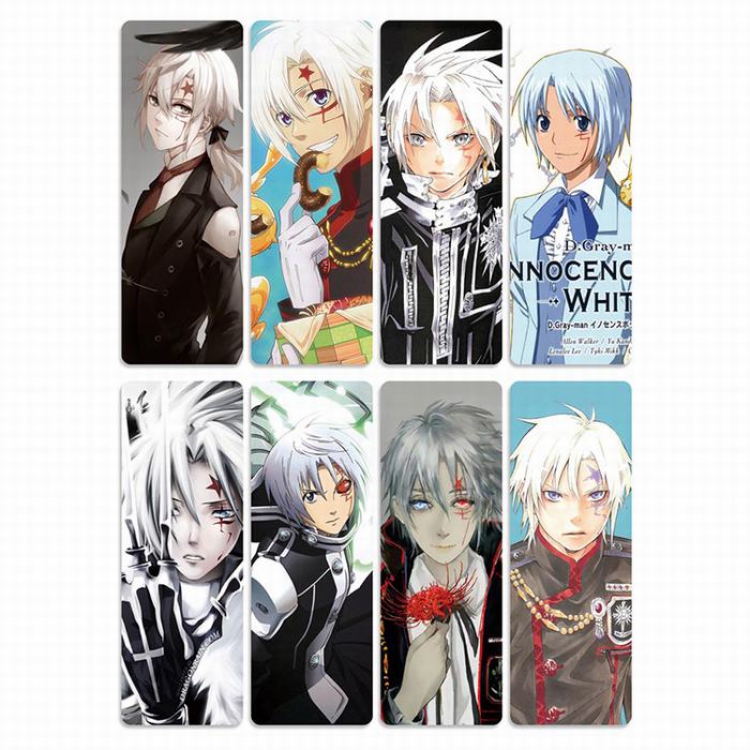 D.Gray-man PVC Refined version Bookmark price for 5 set with 8 pcs a set Style A