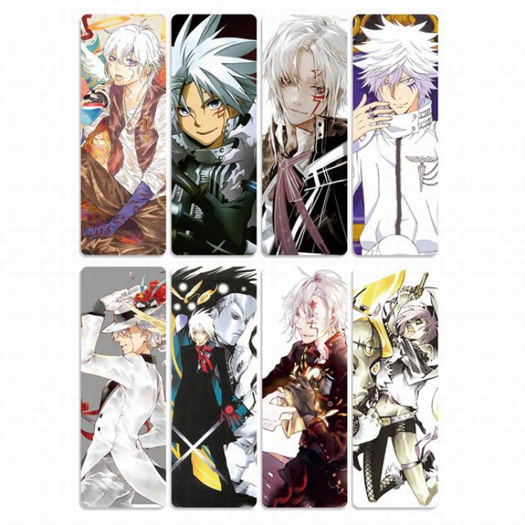 D.Gray-man PVC Refined version Bookmark price for 5 set with 8 pcs a set Style G