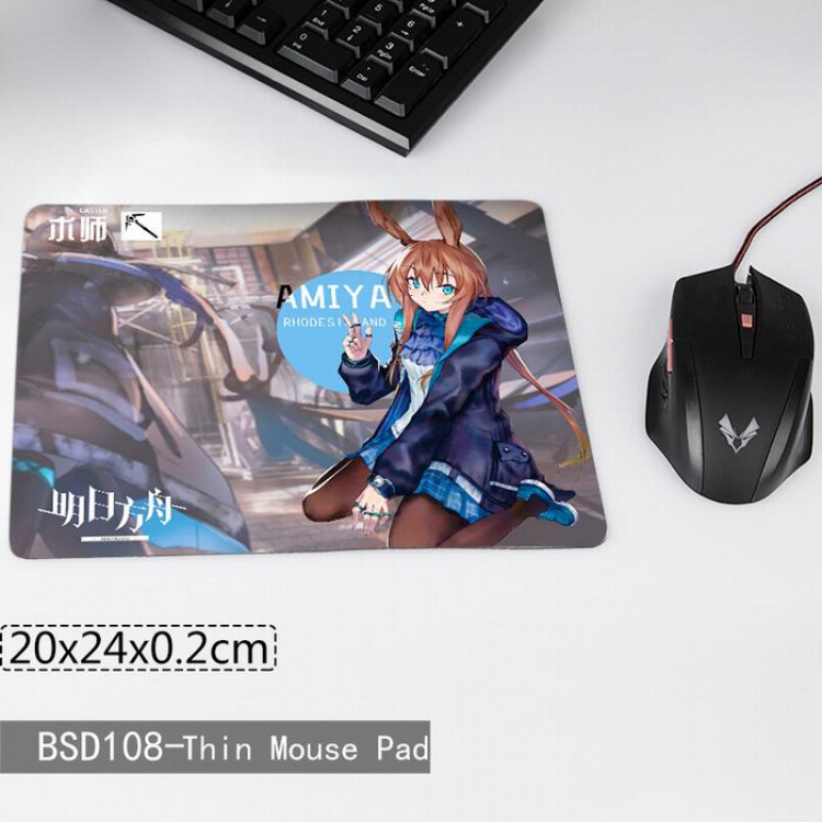 Cartoon anime Printing cloth mouse pad 20X24X0.2CM BSD108